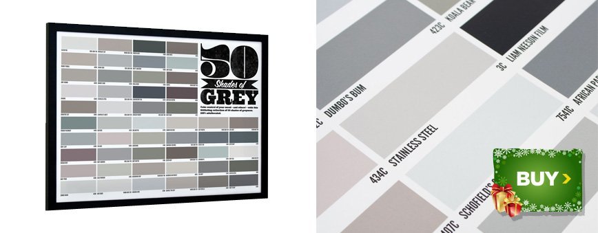 50 shades of grey poster