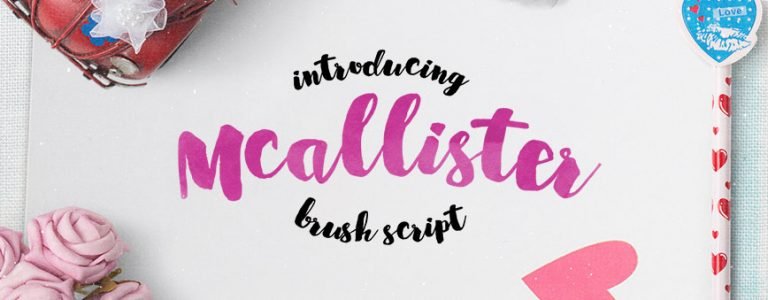 Mcallister-Brush-Script-Free-Font-Typography