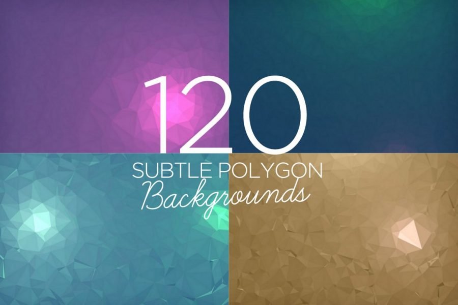 120 Subtle Polygon Backgrounds by Layerform Design Co