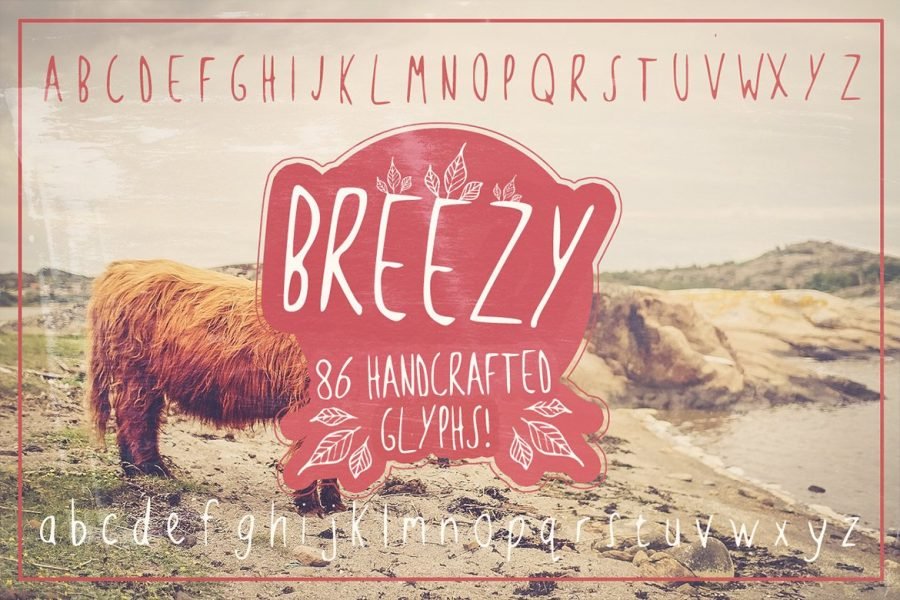 Breezy Handsketched Typeface by Layerform Design Co