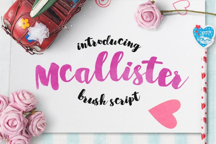 Mcallister Brush Script Typeface