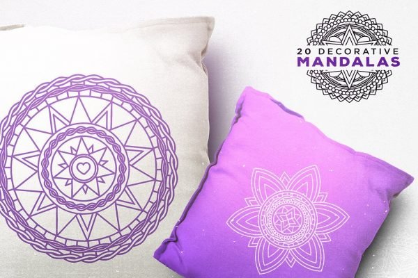 20 Decorative Vector Mandalas by Layerform Design Co