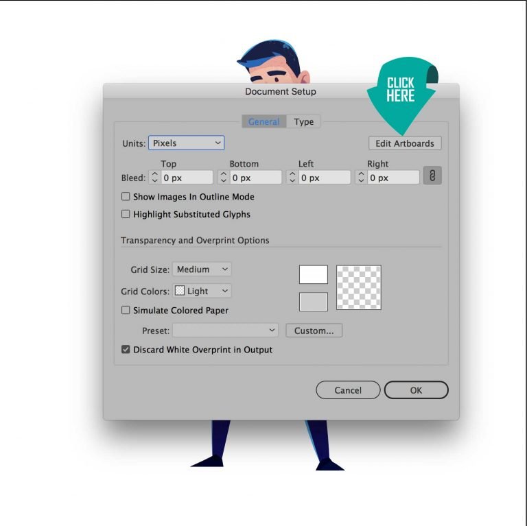 how to change the canvas size in illustrator