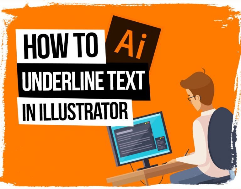 underline text illustrator