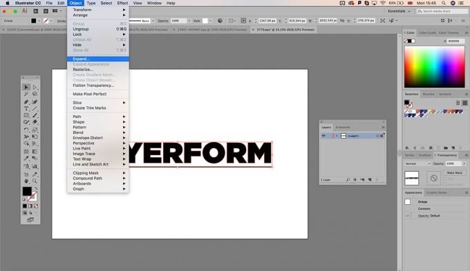 How To Underline Text In Illustrator Tutorial Layerform Design Co | My ...
