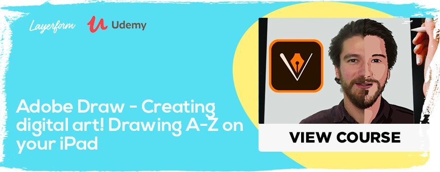 Adobe-Draw---Creating-digital-art!-Drawing-A-Z-on-your-iPad