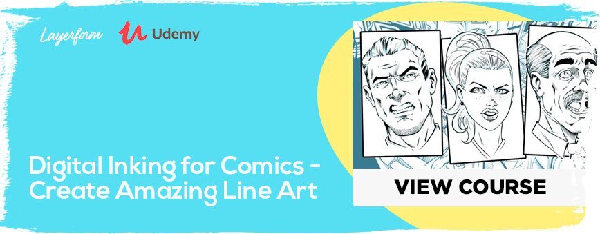 Digital-Inking-for-Comics---Create-Amazing-Line-Art